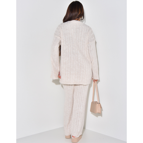 Ensemble pull oversize et pantalon en laine Ensemble pull oversize et pantalon en laine