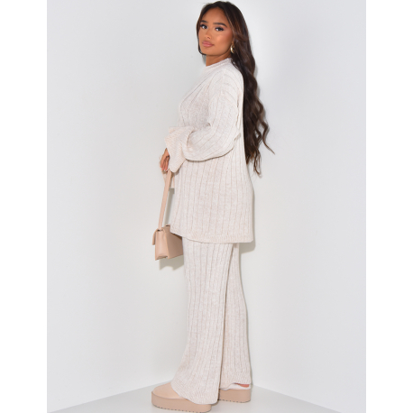 Ensemble pull oversize et pantalon en laine Ensemble pull oversize et pantalon en laine