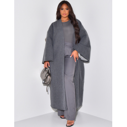 Kimono long et épais en feutrine