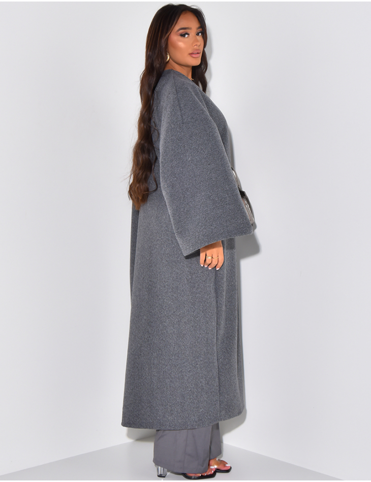 Kimono long et épais en feutrine