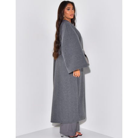 Kimono long et épais en feutrine