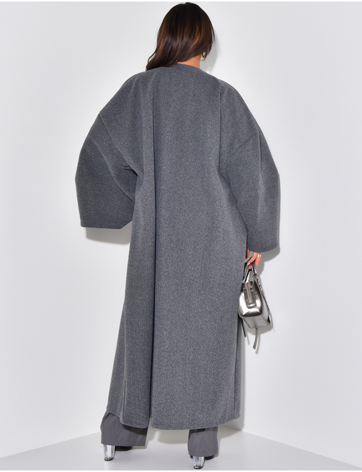 Kimono long et épais en feutrine