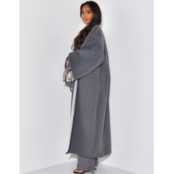 Kimono long et épais en feutrine