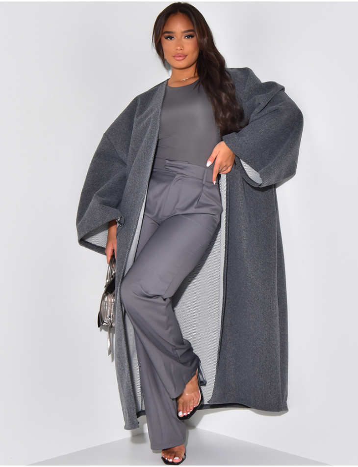 Kimono long et épais en feutrine