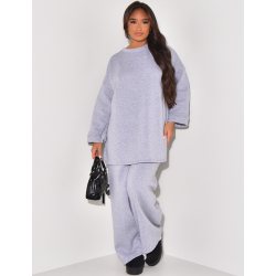 Ensemble sweat et pantalon de jogging molletonné