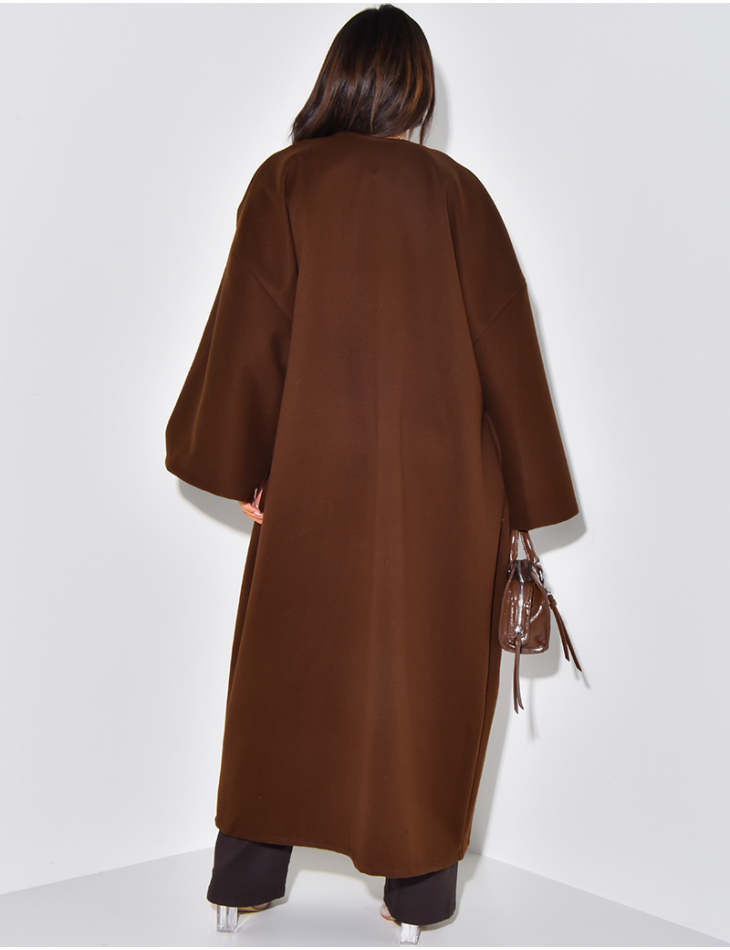 Kimono long et épais en feutrine