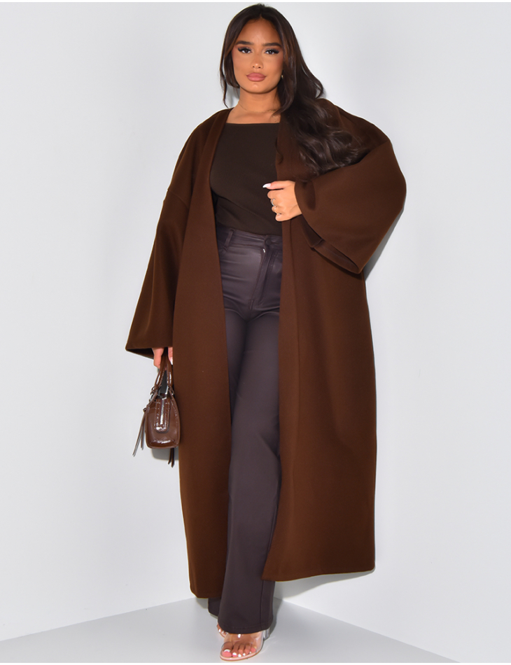 Kimono long et épais en feutrine