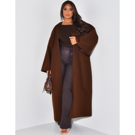 Kimono long et épais en feutrine