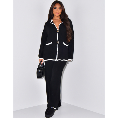 Ensemble pantalon et gilet en laine Ensemble pantalon et gilet en laine