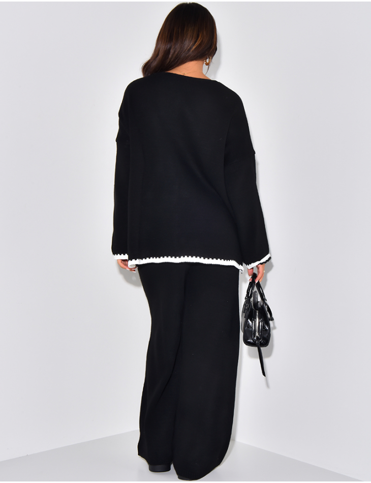 Ensemble pantalon et gilet en laine Ensemble pantalon et gilet en laine