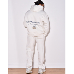 Ensemble molletonné pantalon et sweat à capuche "Authentic"