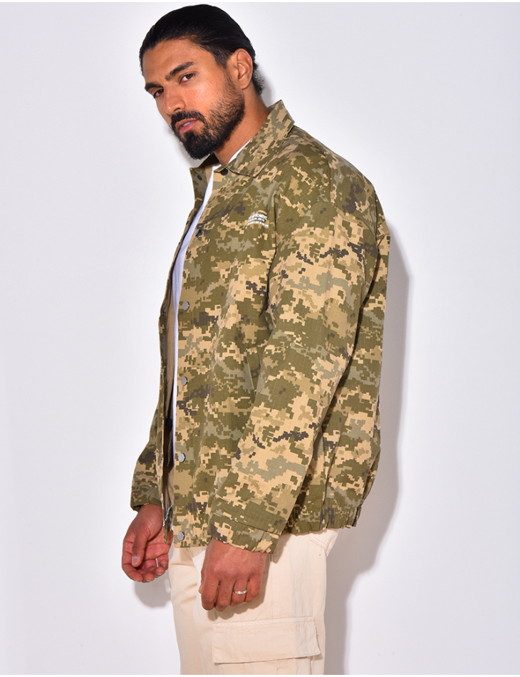 Veste camouflage à boutonner Veste camouflage à boutonner