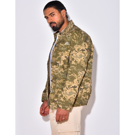 Veste camouflage à boutonner Veste camouflage à boutonner