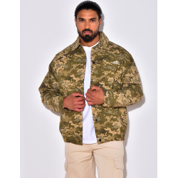 Veste camouflage à boutonner Veste camouflage à boutonner