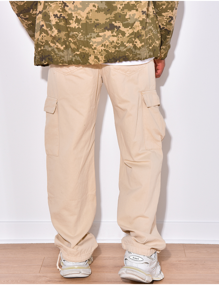 Pantalon cargo à resserré aux chevilles