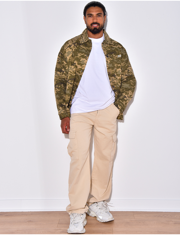 Pantalon cargo à resserré aux chevilles