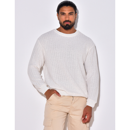Pull texturé