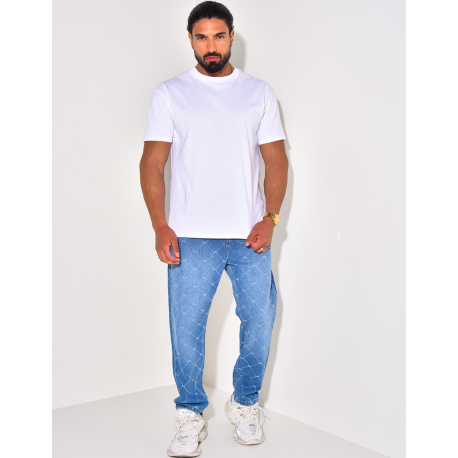 Jeans à motifs losange Jeans à motifs losange