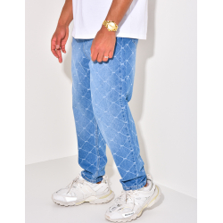 Jeans à motifs losange Jeans à motifs losange