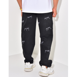 Jeans coupe large "I am crazy" Jeans coupe large "I am crazy"