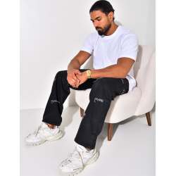 Jeans coupe large "I am crazy" Jeans coupe large "I am crazy"