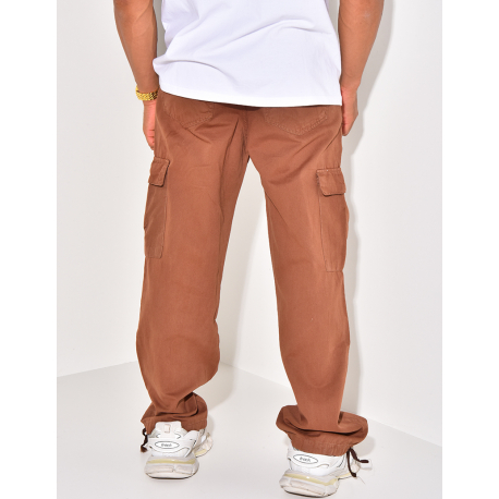 Pantalon cargo à resserré aux chevilles