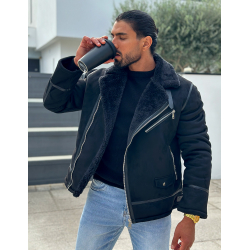 Veste en suédine fourrée Veste en suédine fourrée