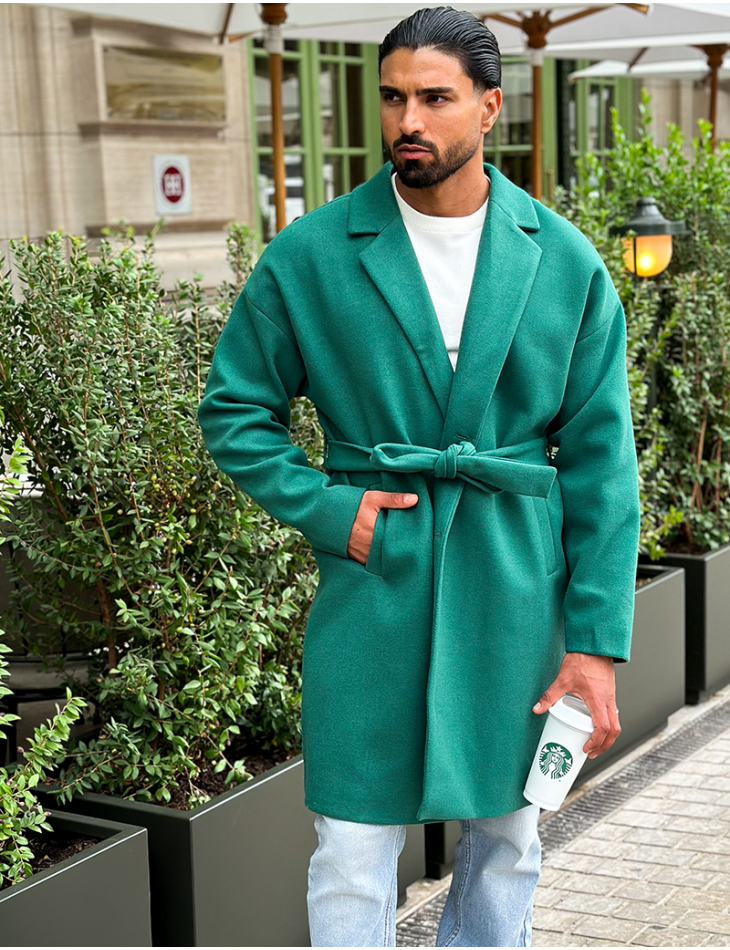 Trench en feutrine à nouer Trench en feutrine à nouer