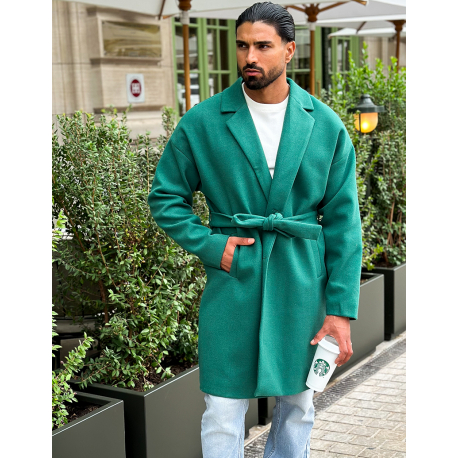 Trench en feutrine à nouer Trench en feutrine à nouer