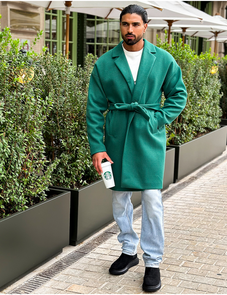 Trench en feutrine à nouer Trench en feutrine à nouer