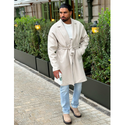 Trench en feutrine à nouer