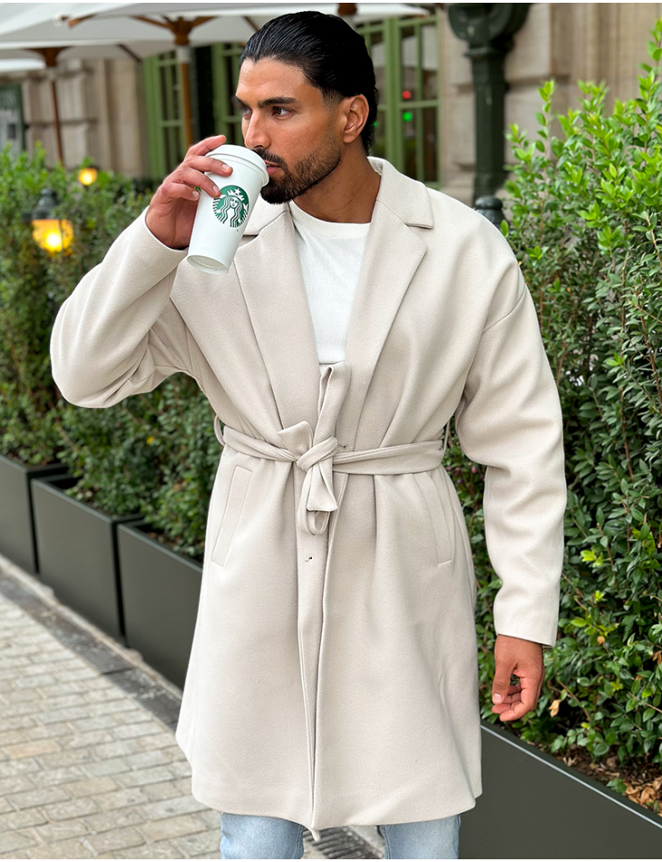 Trench en feutrine à nouer