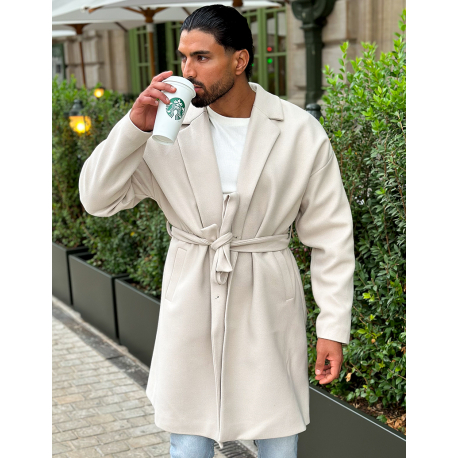 Trench en feutrine à nouer