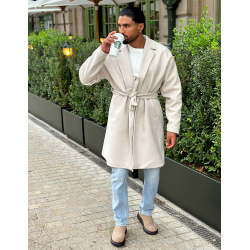 Trench en feutrine à nouer