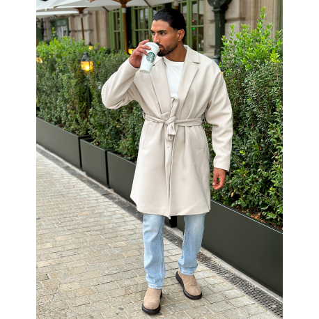 Trench en feutrine à nouer