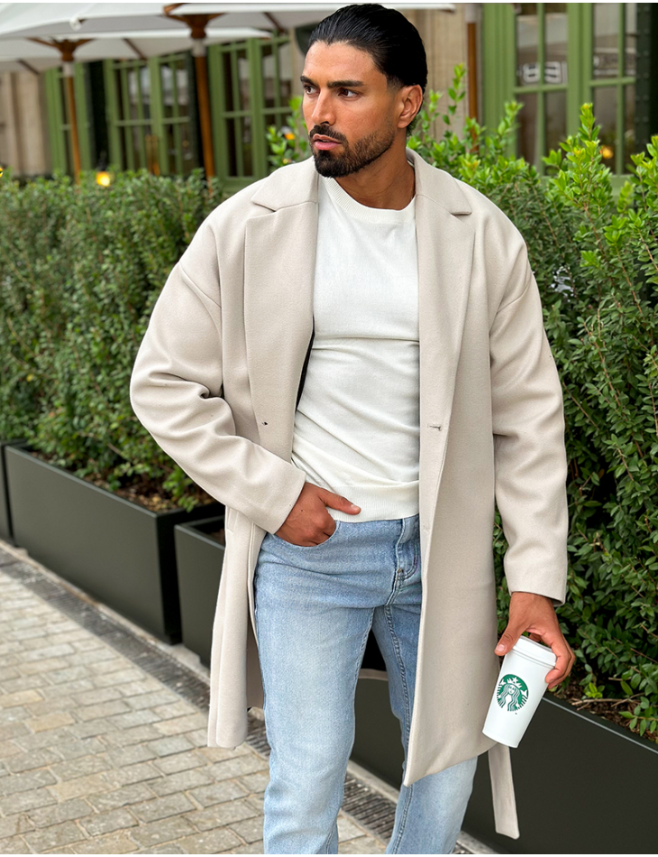 Trench en feutrine à nouer