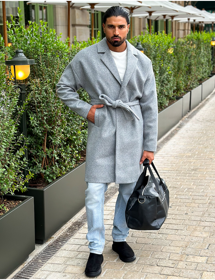 Trench en feutrine à nouer