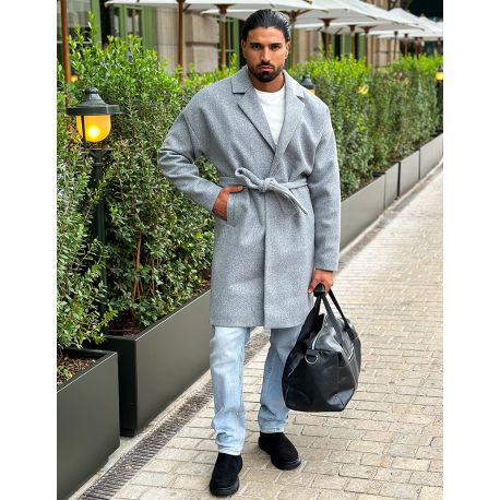 Trench en feutrine à nouer