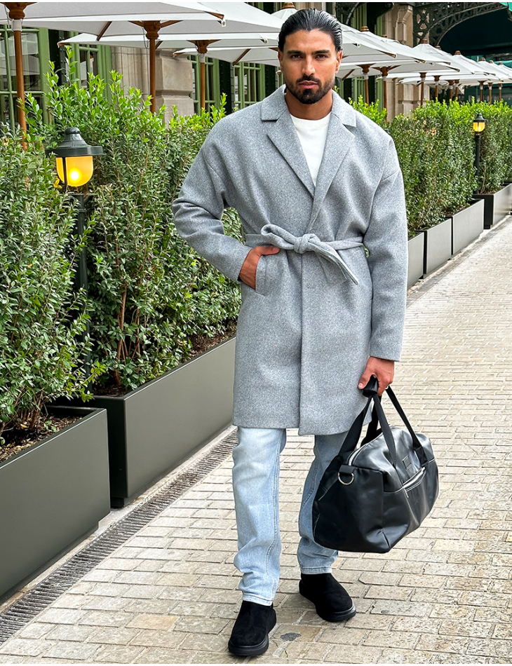 Trench en feutrine à nouer