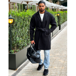 Trench en feutrine à nouer