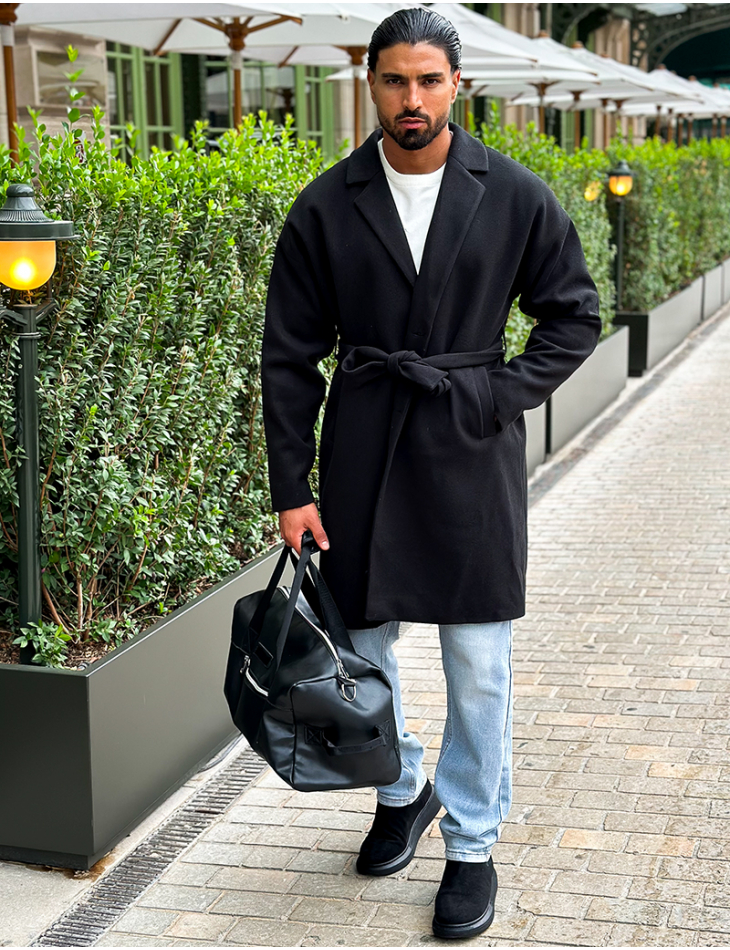 Trench en feutrine à nouer