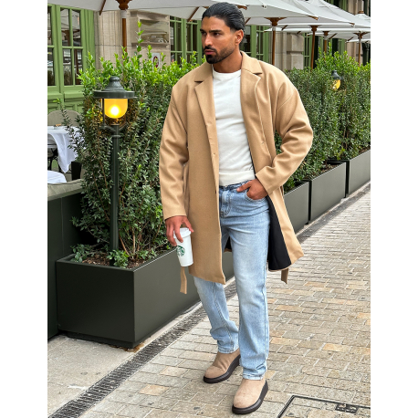 Trench en feutrine à nouer Trench en feutrine à nouer