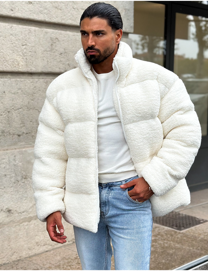 Doudoune effet peau de mouton Doudoune effet peau de mouton