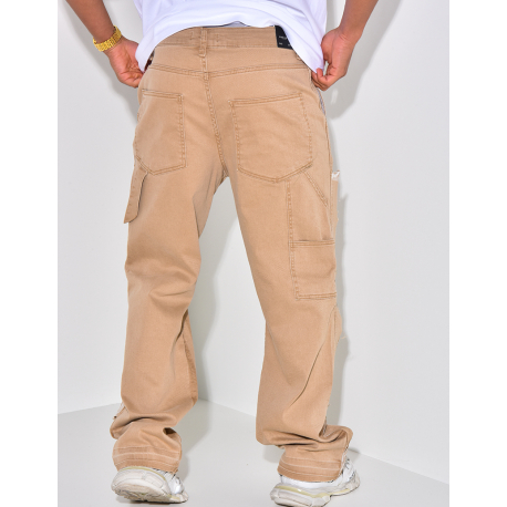 Jeans effet déchiré à tâches de peinture Jeans effet déchiré à tâches de peinture