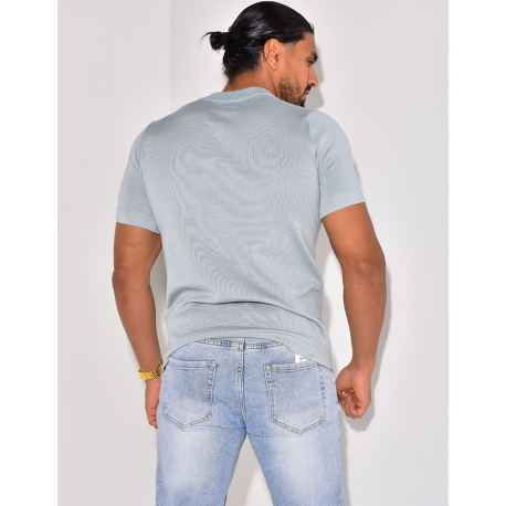 Pull fin à col rond Pull fin à col rond