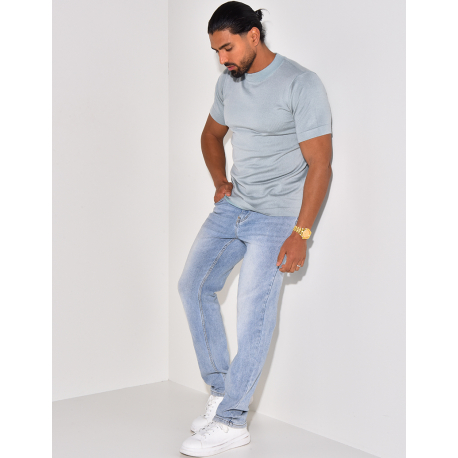 Pull fin à col rond Pull fin à col rond