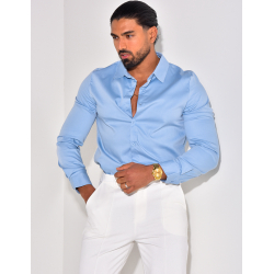 Chemise manches longues satinée Chemise manches longues satinée