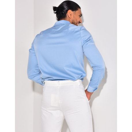 Chemise manches longues satinée Chemise manches longues satinée