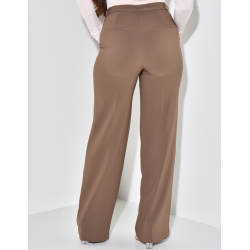 Pantalon de tailleur coupe droite