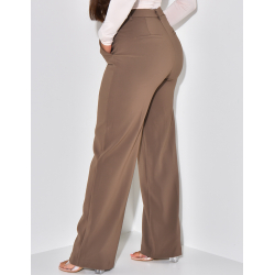 Pantalon de tailleur coupe droite